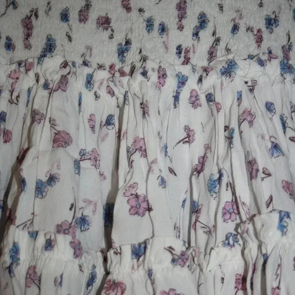 Skylar + Madison Pink and Blue Floral Print Skirt Sized Medium - Picture 12 of 14